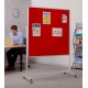 Mobile Flip Chart Noticeboard Combi